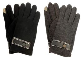 24 Pairs Wholesale Lady/woman Fashion Gloves - Fleece Gloves