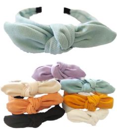 24 Pieces Wholesale Solid Color Handband - Hair Accessories