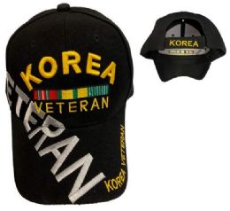 24 Pieces Korea Veteran Large Letters - Baseball Caps & Snap Backs