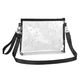 12 pieces Small Clear Handbags - Transparent Cosmetic Bags - Cosmetic Cases