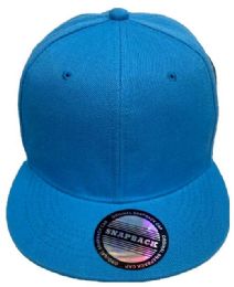24 Pieces Wholesale Snapback Baseball Cap/hat Royal Blue Color - Baseball Caps & Snap Backs