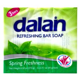24 Packs Dalan Bar Soap 3 Pack 3.17oz Spring Fresh Soap - Soap & Body Wash