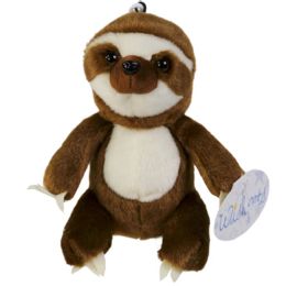 24 of Plush 5in Chubby Sloth W/clip Priscilla Wish Pets