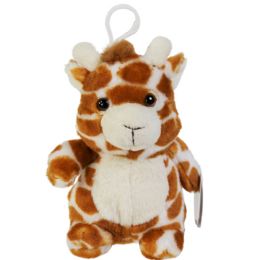 24 of Plush 5in Chubby Giraffe Geraldine W/clip Wish Pets