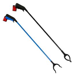 24 of Pick Up Tool 33in Plastic Hand Control Trigger Grip 2asst Colors Hrdw ht