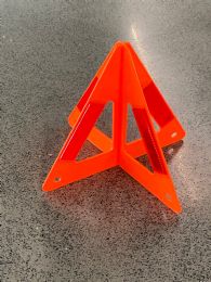 24 pieces Roadside Reflective Warning Triangle 10.24x8.86in Tcd - Signs & Flags