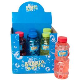 24 of Bubbles 16 Oz 3asst Bottle Color In 6pc Counter Display/color Lbl