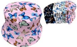 24 of Wholesale Butterfly Bucket Hat