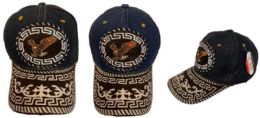 24 Pieces Wholesale Flying Eagle Baseball Cap/hat - Baseball Caps & Snap Backs