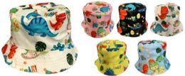 24 of Wholesale Dinosaur Kids/children Bucket Hat