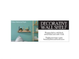 12 pieces Hanging Decorative Wall Shelf - Wall Decor