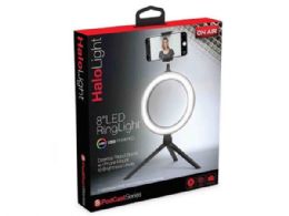 6 pieces Tzumi On Air Halo Light 8 Led Ring Light And Tripod Stand - Cell Phone Accessories