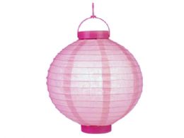 36 of Pink Paper Hanging Lantern