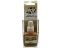 132 pieces Brea Reese Liquid Metal Gold Colored Water Based Pigment Ink 20 ml - Art Paints