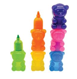 24 Pieces Gummy Bear Stackable Highlighters - Highlighter