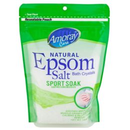 12 pieces Epsom Salt 16oz Sport Soak Amoray - Store