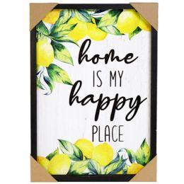 6 pieces Wall Decor 14x20 Home Is My Happy Place Wooden - Store