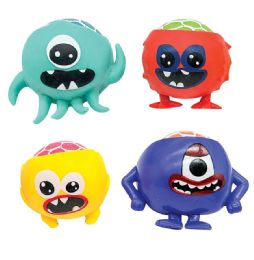 48 Wholesale Monster Brain Mesh Stress Balls