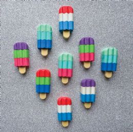 144 Pieces Scented 3d Ice Cream Bar Erasers - Erasers