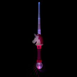 24 Pieces LighT-Up Led Expandable Unicorn Saber - Light Up Toys