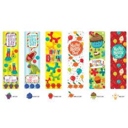 2400 Pieces Scented Birthday Bookmarks - Book Covers