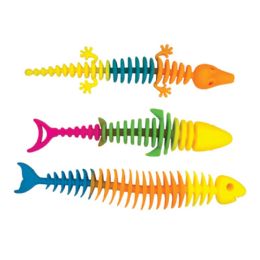24 of Rainbow Reptile Skeleton Toy