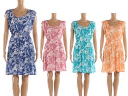 96 Pieces Lady's Midi Dress Mix Colors - Womens Sundresses & Fashion