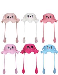 36 of One Size Cute Cartoon Rabbit Straw Hat For Kids In 6 Assorted Colors