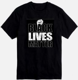 24 Pieces Wholesale Black Lives Matter Black Color Shirt - Mens T-Shirts