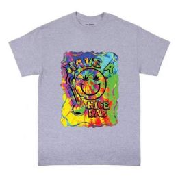 24 Pieces Have A Nice Dab Sports Gray Color Tshirt - Mens T-Shirts