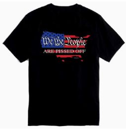24 Pieces Pissed Off America T-Shirt - Mens T-Shirts