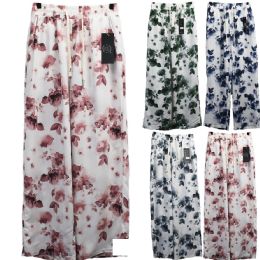 12 of Women's Cotton Soft Palazzo Wide Leg Pant With Pockets L/xl