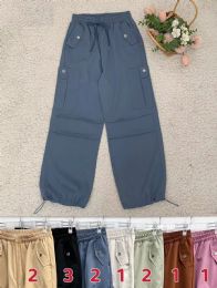 12 of Women's Rayon Cargo Pants Adjustable Cuff S/m