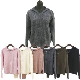 12 of Knitted Zipper Hoodie Heavy Cashmere L/xl