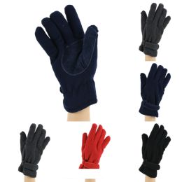 12 Pieces Women's Fleece Heavy Gloves - Fuzzy Gloves