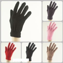 12 Pieces Women's Fleece Thin Gloves - Fuzzy Gloves