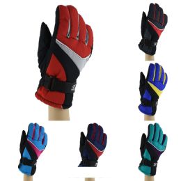 12 Pieces Women's Ski Gloves Adjustable Strap - Fuzzy Gloves