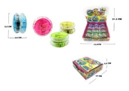 288 Wholesale 12pcs In Pdq Of Transparent Lighting Yoyo