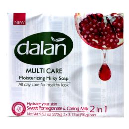 48 Wholesale Dalan Pomegranate Soap 3 Pack