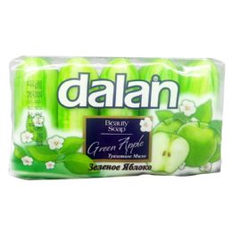 48 Wholesale Dalan Beauty Soap Green Apple 5 Pack