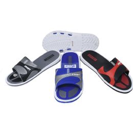 48 Wholesale Men's Five Stripe Pattern Sport Print Sizes 8-13
