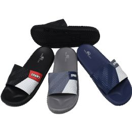 48 Wholesale Men's Five Stripe Pattern Sport Print Sizes 8-13