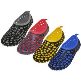 24 Wholesale Men's Wave Soft Lightweight Double Mold Clog Water Shoes