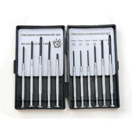72 Pieces Precision Screwdriver Set 11 Pc , Assorted Sizes With Compact Carry Case - Screwdrivers and Sets