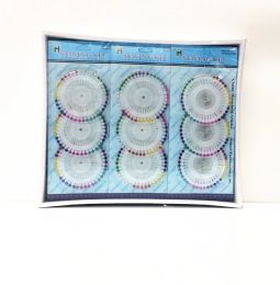 120 Pieces 3 Pack Tailor Sewing Pin Wheels Color Coding Organizing - Sewing Supplies