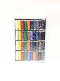120 Pieces 10 Pack Assorted Colors Tailor Thread Spindles - Sewing Supplies