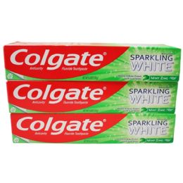 24 Wholesale 6oz Colgate Sparkling White Mint Zinc