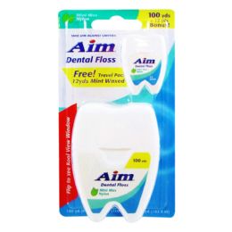 48 Packs Aim Dental Floss 2 Pack - Toothpicks