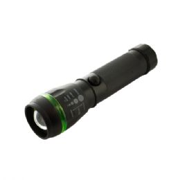 12 pieces Led Adjustable Zoom Flashlight Counter Top Display - Flash Lights