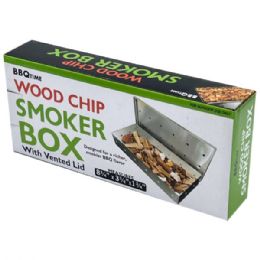 5 pieces Barbecue Smoker Box With Hinged Vented Lid - BBQ supplies